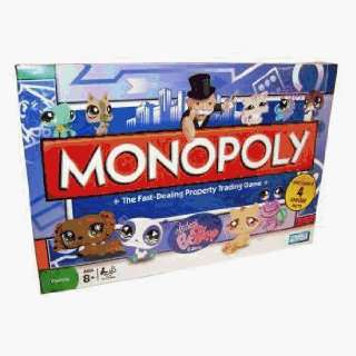   394496 Littlest Pet Shop Edition Monopoly  Pack of 4: Toys & Games