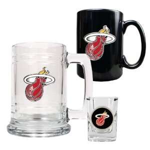  Miami Heat NBA 15oz Tankard 15oz Ceramic Mug & 2oz Shot Glass 
