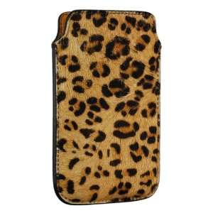  iPod Touch 4g Genuine Pony Leather Vertical Sleeve 