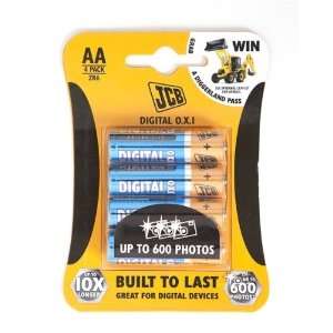 JCB Jcb Oxi Aa 4 Pack Batteries LR6JCBB4 / S5491