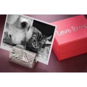  Lovebirds Pewter Single Photograph Stand Gift Boxed 