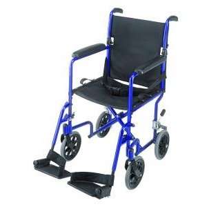   Aluminum Transport Chair, Royal Blue: Health & Personal Care