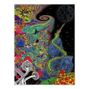  Psychedelic Landscape Print