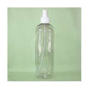    Empty 16 oz. Clear Plastic Bottle with Spray Mist Pump: Beauty