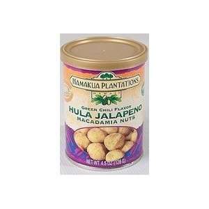 Hawaiian Macadamia Nuts Hula Jalapeno 4.5 oz. Can:  Grocery 