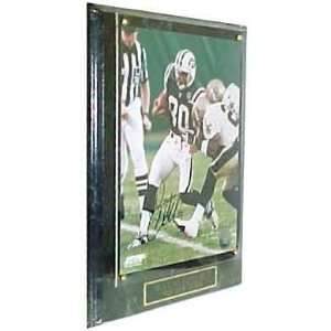  NFL Jets Wayne Chrebet # 80. Autographed Plaque Sports 