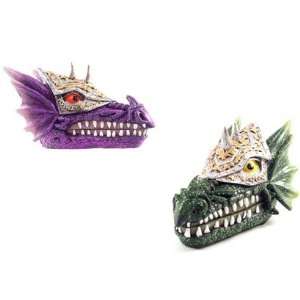  Highly Detailed Dragons Head Trinket Box 