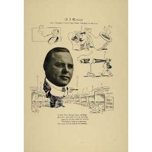 1923 Print D. J. Keeley Chicago United Cigar Stores Co.   Original 