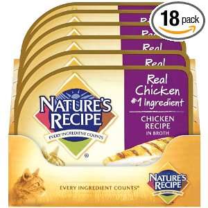Natures Recipe Cat Wet Chicken, 2.75 Ounce (Pack of 18)  