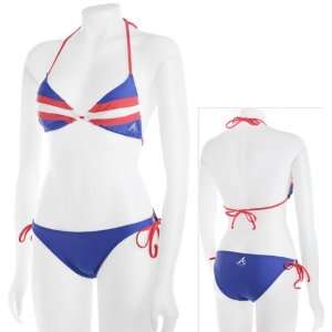  Atlanta Braves Womens Striped String Bikini: Sports 