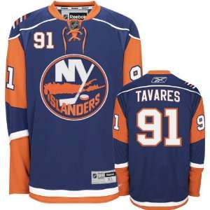 John Tavares Jersey Reebok Navy #91 New York Islanders Premier Jersey