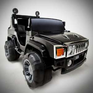  Black 2 Seat 12v Hummer Style Jeep. New 2012 Model. Toys & Games