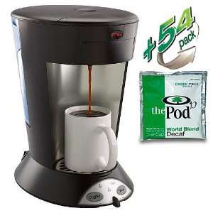   Pod Brewer (includes 54 World Blend Decaf Pods): Kitchen & Dining