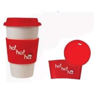   Travel Cup Lid and Sleeve   Jolly Jingles Edition: Jolly: Kitchen