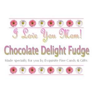   Mom Chocolate Delight Fudge Box:  Grocery & Gourmet Food