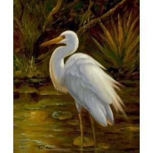  Kilian   Tropical Egret II Giclee Canvas
