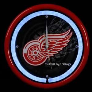  Detroit Red Wings Plasma Wall Clock: Sports & Outdoors
