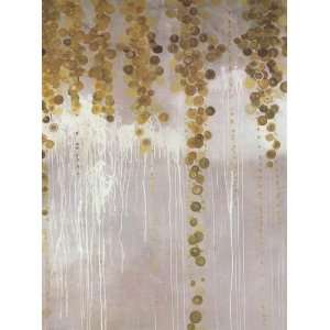  Lisa Kowalski 18W by 24H  Gold Swirls CANVAS Edge #2 