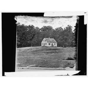   Antietam, Maryland. Dunker church on battlefield