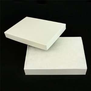  5.25 Inch x 3.75 Inch Glossy White Gift Box with Lid Arts 
