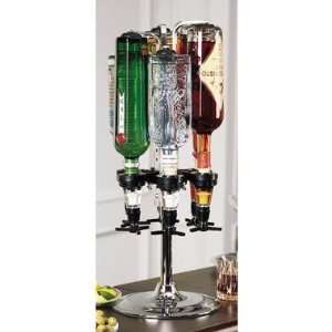  4 Bottles Rotary Design   Bar Butler