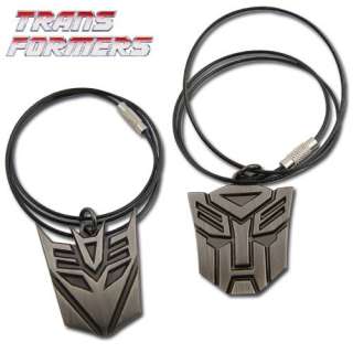 Transformers Autobot&Decepticon Logo Pendant Necklace  