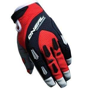  ONeal Racing Reactor Gloves   2008   8/Black/Red 