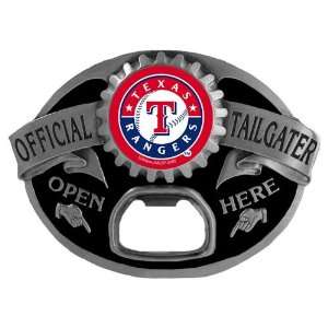   Rangers MLB Bottle Opener Tailgater Belt Buckle