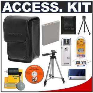  Deluxe Accessory Kit with Soft Leather Case + Spare NP 40 
