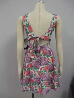 DESCRIPTION  NWT Tramp  Multicolor Floral Spring Dress Sz S M 