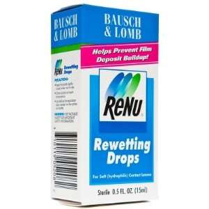 Bausch & Lomb  Renu, Rewetting Drops, .5oz