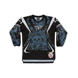 No Fear Black Rogue Youth Jersey (size=S):  Sports 