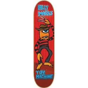  Toy Machine Marks Horror Skateboard Deck   8.125: Sports 