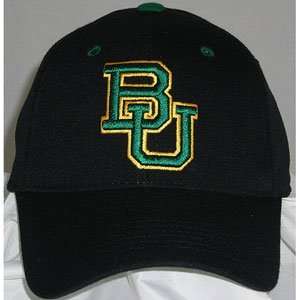 Baylor Bears One Fit NCAA Cotton Twill Flex Cap (Black)