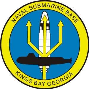  US Navy Submarine Base Kings Bay, Georgia Military Decal 