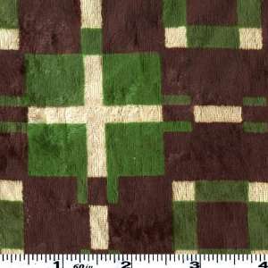   Velvet Plaid Green/Black Fabric By The Yard: Arts, Crafts & Sewing
