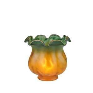  Meyda Tiffany 13218, 4.5W Melon Flower Am/Gr: Home 