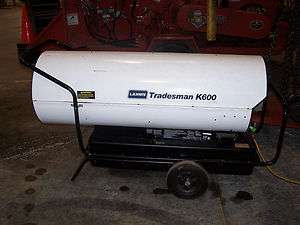 White Tradesman K600 Kerosene Propane Heater  