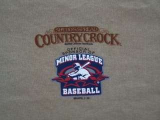 SHEDDS SPREAD COUNTRY CROCK Baseball Shirt   XL 1X New!  