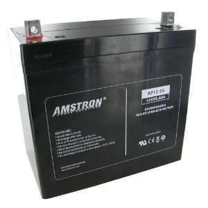    Amstron 12V/55Ah AGM/VRLA Battery (BCI Group 22NF): Electronics
