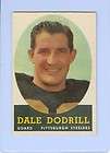 1958 Topps Football DALE DODRILL Steelers #46 EX MT (b)