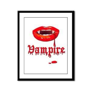  Framed Panel Print Vampire Fangs Dracula 