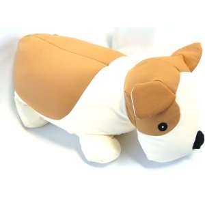   Micro Beads BROWN / BEIGE TERRIER DOG Cushion/ Pillow: Everything Else