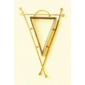  Art DecoBezel, Lg. Triangle, Yellow Bronze: Arts, Crafts 