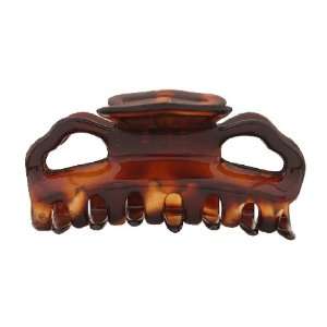   Large Rounded Teeth Cats Eyes Opening Hair Claw Tortoise Shell Beauty