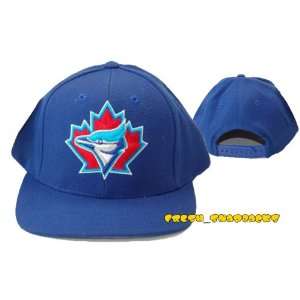  Toronto Blue Jays All Blue Retro Snapback Hat Cap Vintage 