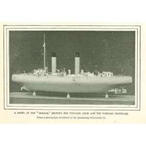  1900 Russian Ice Breaker Ermack Arctic Admiral Makaroff 