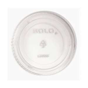 Solo LDSS5 Clear Flat Top Dome Lid for 5.5 Ounce Container 