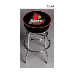  Louisville Cardinals Bar Stool Swivel Garage Seat: Sports 