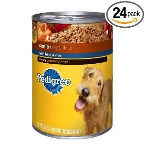 Pedigree Healthy Maturity Beef & Rice Dinner Food for Dogs, 13.2 Ounce 